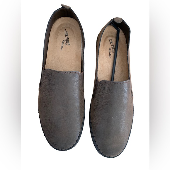 Easy Street Fresh Brown Slip On Lightweight Moc Shoes Women’s Size 8.5 NWB - Picture 6 of 15